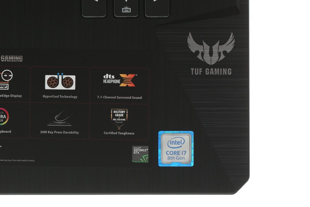 Laptop Asus Gaming FX505GE i7 8750H/8GB/1TB/GTX1050Ti/Win10 (BQ056T) - 15