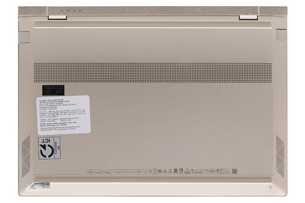 Laptop HP Envy 13 ah1010TU i5 8265U/8GB/128GB/Win10 (5HY94PA) Màu Vàng