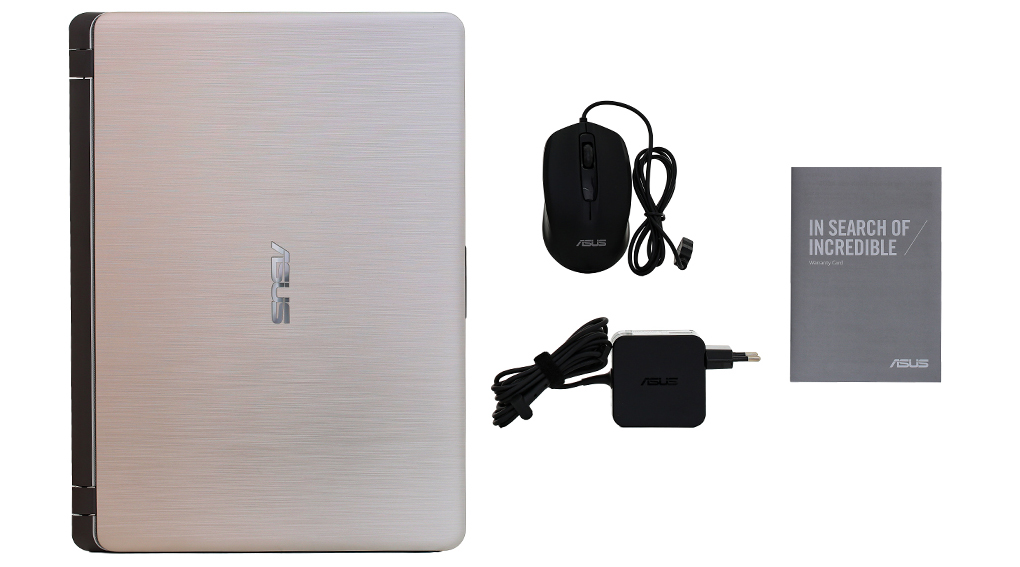 Bộ sản phẩm gồm: Sách hướng dẫn, Thùng máy, Sạc Laptop Asus