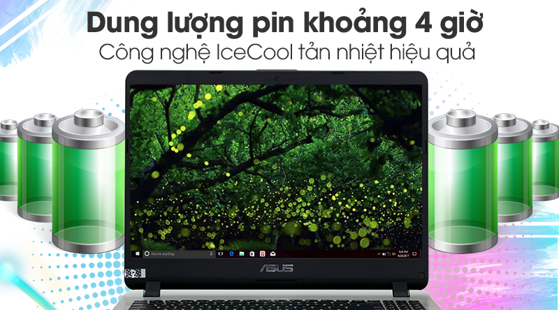 Laptop Asus VivoBook X507UF i3 8130U/4GB/1TB/2GB MX130/Win10 (EJ117T)