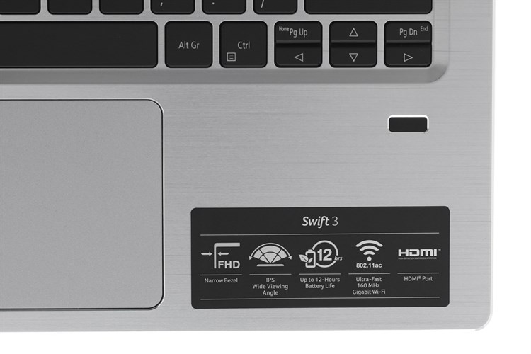 Laptop Acer Swift 3 SF314 56 38UE i3 8145U/4GB/256GB/Win10 (NX.H4CSV.005) Màu Bạc