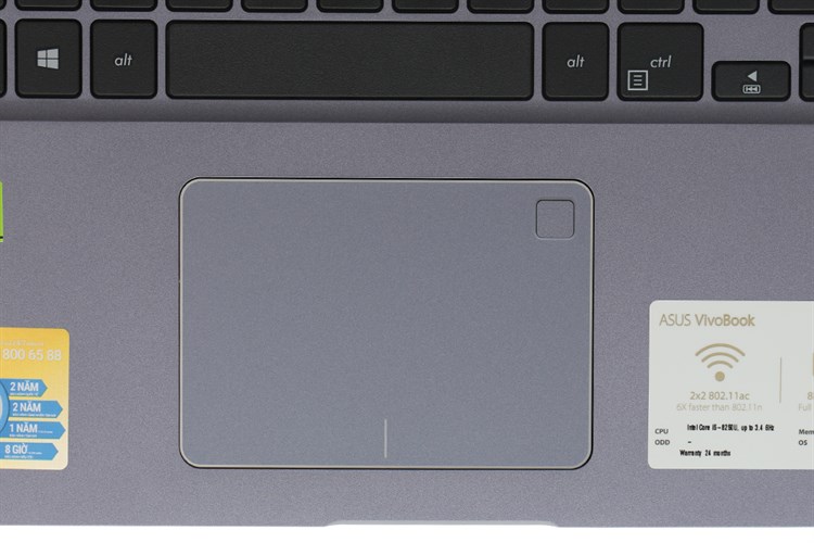 Laptop Asus Vivobook A510UN i5 8250U/4GB/1TB/ MX150/Win10 (EJ466T) Màu Xám