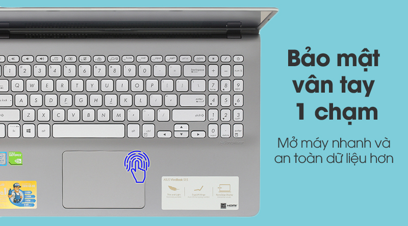 Laptop Asus VivoBook S530UN i5 8250U/4GB/1TB/2GB MX150/Win10 (BQ263T)