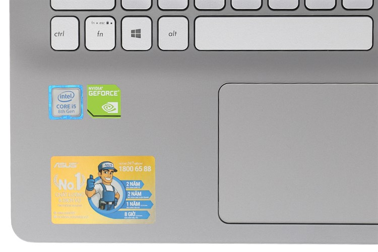 Laptop Asus VivoBook S530UN i5 8250U/4GB/1TB/2GB MX150/Win10 (BQ263T) Màu Xám