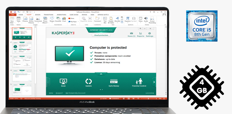 Laptop Asus S530UN BQ255T xử lý nhanh chóng các dữ liệu văn bản, hình ảnh