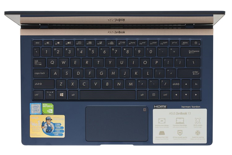 Laptop Asus ZenBook 13 UX333FA i5 8265U/8GB/256GB/Túi/Win10 (A4011T) Màu Xanh Dương