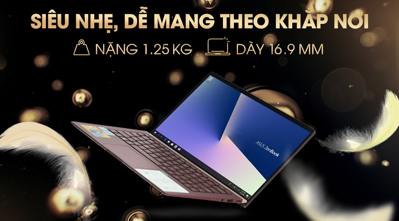 Laptop Asus ZenBook 13 UX333FA i5 8265U/8GB/512GB/Túi/Win10 (A4184T)