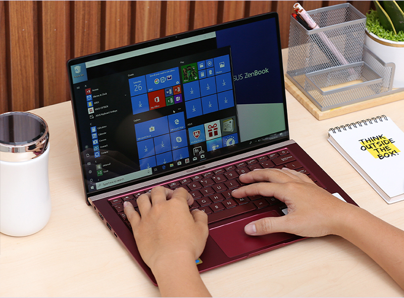 Laptop Asus UX333FA i5 8265U được cài đặt sẵn hệ điều hành Windows 10 bản quyền