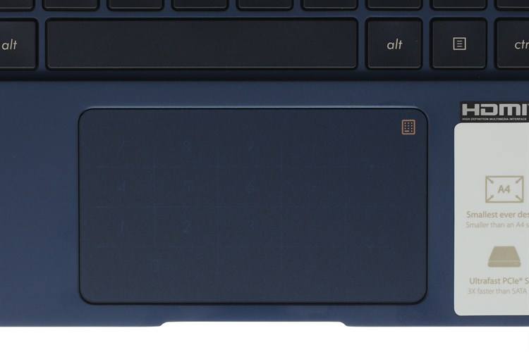 Laptop Asus ZenBook 13 UX333FN i5 8265U/8GB/512GB/2GB MX150/Túi/Win10 (A4124T) Màu Xanh Dương