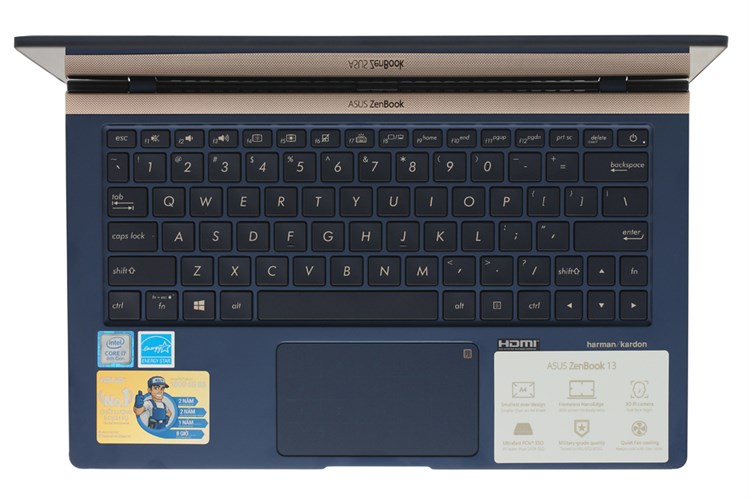Laptop Asus ZenBook 13 UX333FA i7 8565U/8GB/512GB/Túi/Win10 (A4116T) Màu Xanh Dương