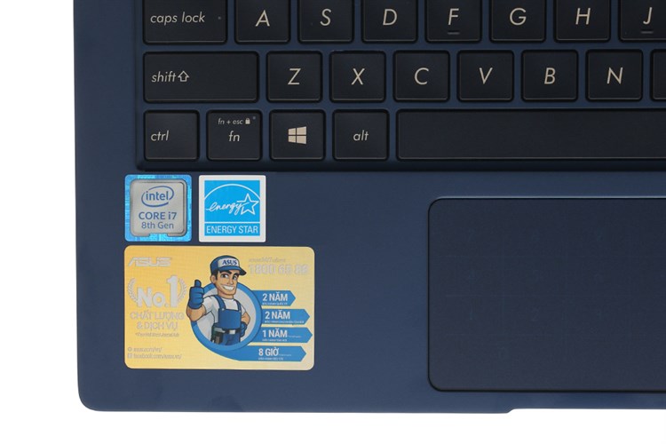 Laptop Asus ZenBook 13 UX333FA i7 8565U/8GB/512GB/Túi/Win10 (A4116T) Màu Xanh Dương