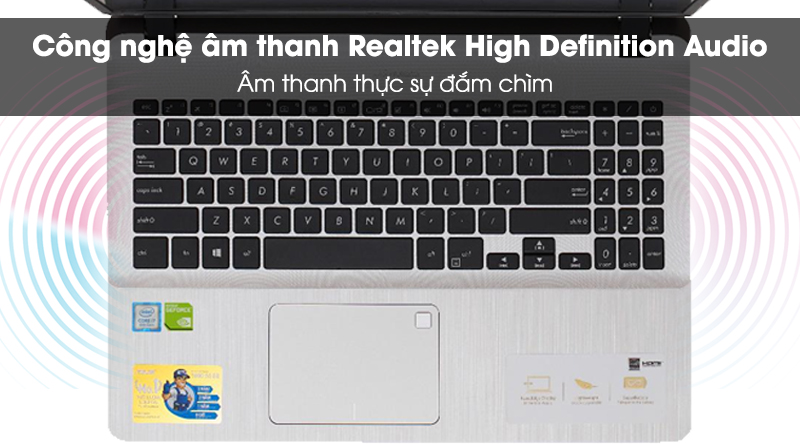 Laptop Asus VivoBook X507UB i7 8550U/4GB/1TB/2GB MX110/Win10 (BR354T)