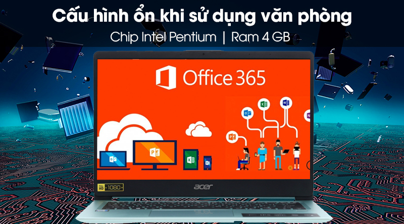 Laptop Acer Swift 1 SF114 32 C7U5 N4000/4GB/64GB/Win10 (NX.GZJSV.003)