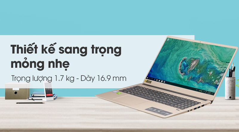 Laptop Acer Swift 3 SF315 52G 87N4 i7 8550U/8GB/128GB/2GB MX150/Win10 (NX.GZCSV.005)