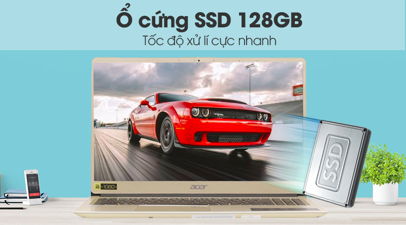 Laptop Acer Swift 3 SF315 52G 87N4 i7 8550U/8GB/128GB/2GB MX150/Win10 (NX.GZCSV.005)