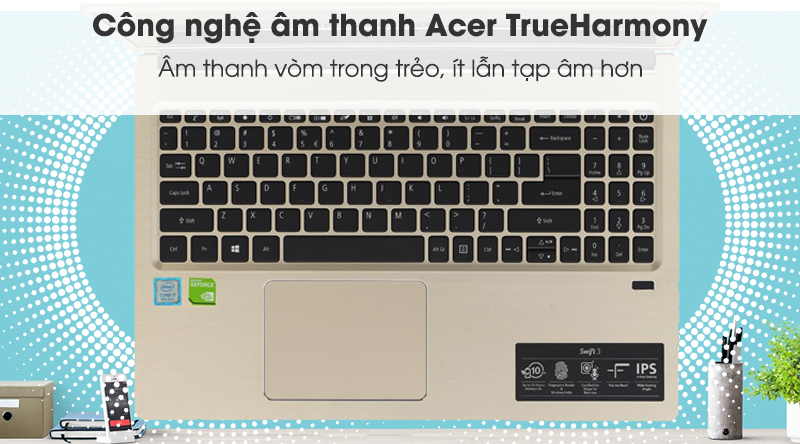 Laptop Acer Swift 3 SF315 52G 87N4 i7 8550U/8GB/128GB/2GB MX150/Win10 (NX.GZCSV.005)