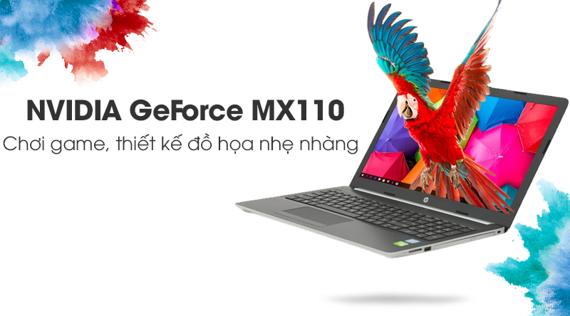 Laptop HP  15 da1031TX i5 8265U/4GB/1TB/2GB MX110/Win10 (5NK55PA)