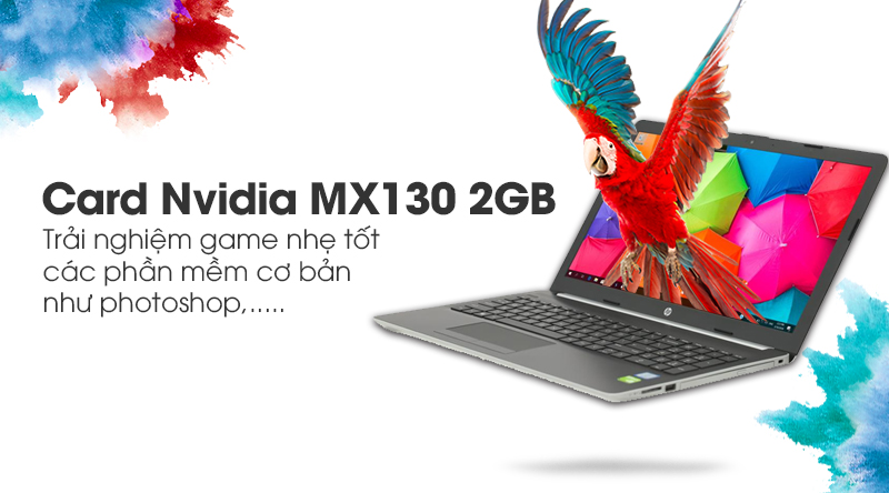 Laptop HP 15-da1030TX i7 8565U/8GB/1TB/ MX130/Win10 (5NM13PA)