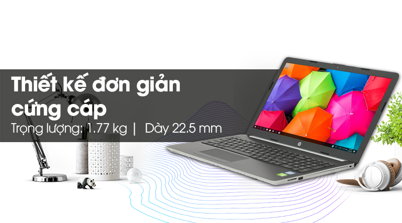 Laptop HP 15-da1030TX i7 8565U/8GB/1TB/ MX130/Win10 (5NM13PA)