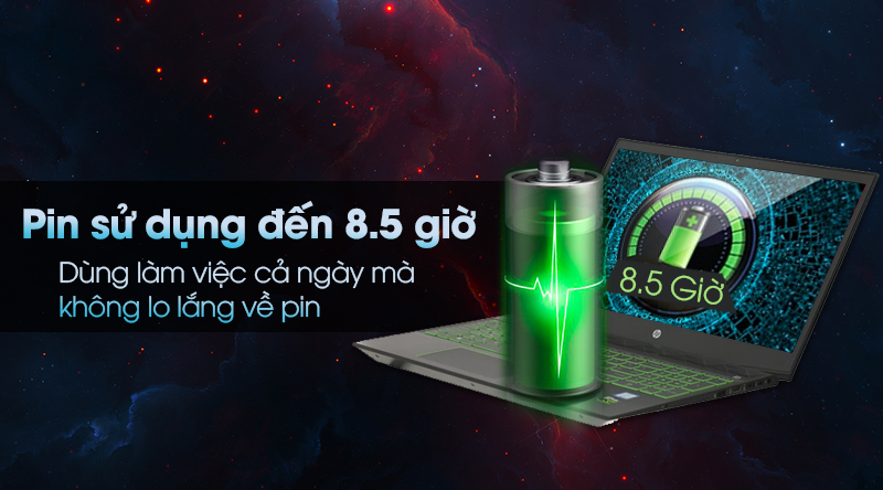 Laptop HP Palivion 15 cx0182TX i7 8750H/8GB/1TB+128GB/4GB GTX1050Ti/Win10 (5EF46PA)