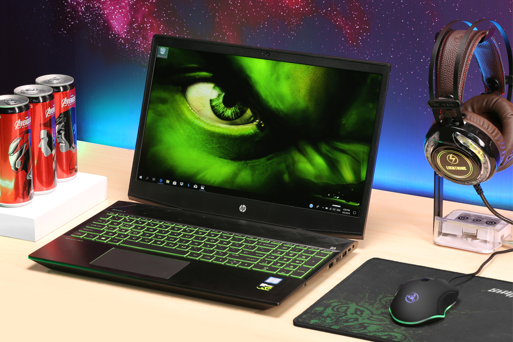 Laptop HP Palivion 15 cx0178TX i7 8750H/8GB/1TB+128GB/2GB GTX1050/Win10 (5EF41PA) Màu Đen
