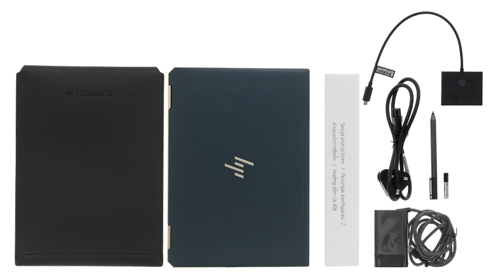 Bộ sản phẩm gồm: Sách hướng dẫn, Bao da, Bút cảm ứng, Thùng máy, Adapter sạc, Cáp