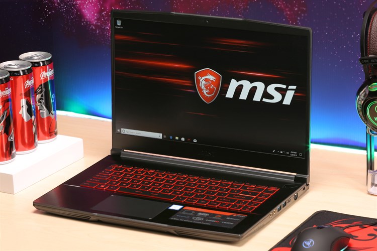 Laptop MSI GF63 8RC i5 8300H/8GB/1TB+128GB/ GTX1050/Win 10 (243VN)