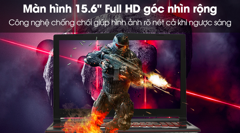 Laptop MSI GL63 8SD i7 8750H/8GB/1TB+128GB/ GTX1660Ti/Win 10 (281VN)