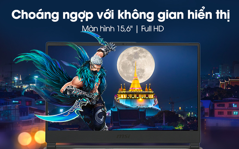 Laptop MSI GS65 8SE i7 8750H/8Gb/256GB/ GTX 2060/Win10 (225VN)