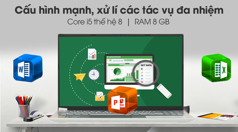 Laptop Asus VivoBook A512FA i5 8265U/8GB/1TB/Win10 (EJ552T)