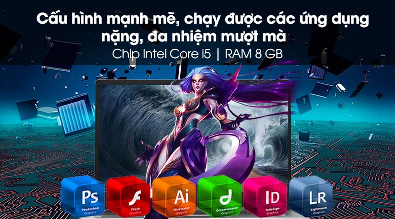 Laptop Lenovo Ideapad 530s 14IKB i5 8250U/8GB/256GB/2GB MX130/Win10 (81EU00T0VN)