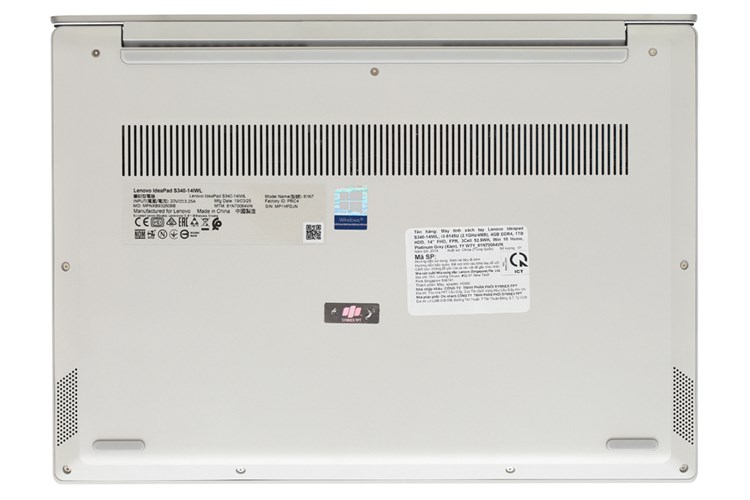 Laptop Lenovo Ideapad S340 14IWL i3 8145U/8GB/1TB/Win10 (81N70064VN) Màu Xám