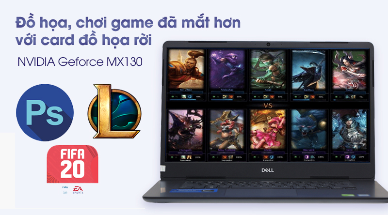 Laptop Dell Vostro 5581 i5 8265U/4GB/1TB/2GB MX130/Win10 (VRF6J1)