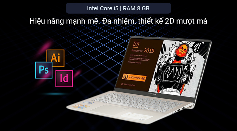 Laptop Asus VivoBook S530F i5 8265U/8GB+16GB/1TB/Win10 (BQ400T)