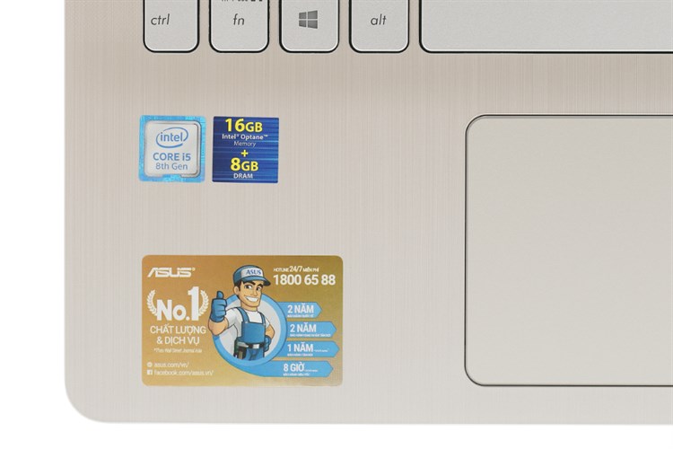Laptop Asus VivoBook S530F i5 8265U/8GB+16GB/1TB/Win10 (BQ400T) Màu Vàng