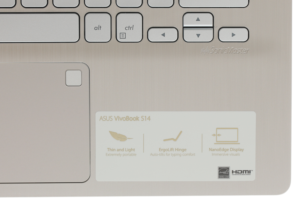 Laptop Asus VivoBook S430FN i5 8265U/8GB/256GB/2GB MX150/Win10 (EB032T) Màu Vàng