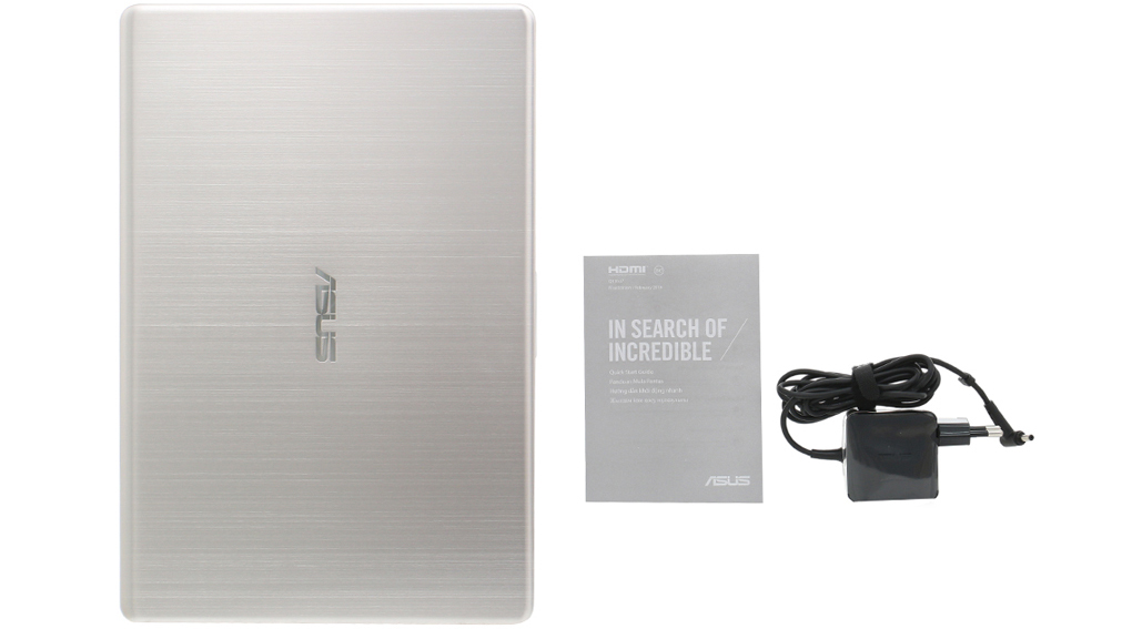 Bộ sản phẩm gồm: Sách hướng dẫn, Thùng máy, Sạc Laptop Asus