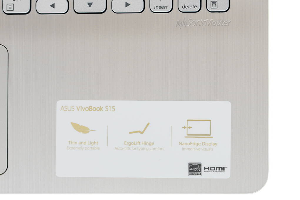 Laptop Asus VivoBook S530FN i7 8565U/8GB+16GB/1TB/2GB MX150/Win10 (BQ550T) Màu Vàng
