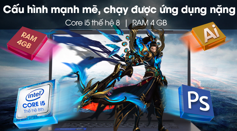 Laptop Dell Vostro 5581 i5 8265U/4GB/1TB/Office365/Win10 (70175950)