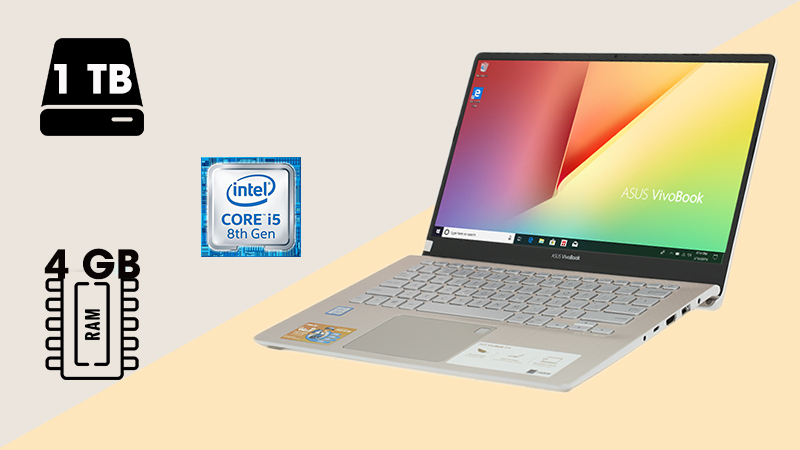 Laptop Asus VivoBook S14 S430FA-EB074T trang bị chip Intel Core i5,4GB RAM chạy tốt các ứng dụng văn phòng hiện hành Laptop Asus VivoBook S14 S430FA-EB074T trang bị chip Intel Core i5,4GB RAM chạy tốt các ứng dụng văn phòng hiện hành