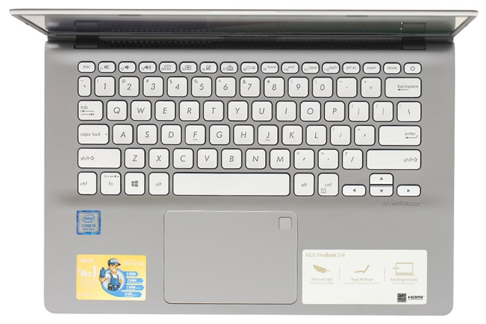 Laptop Asus VivoBook S430FA i5 8265U/4GB/1TB/Win10 (EB075T) Màu Xám