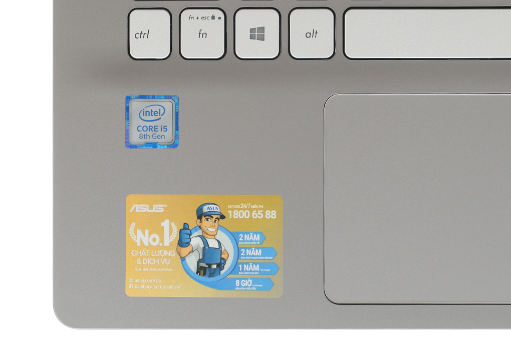 Laptop Asus VivoBook S430FA i5 8265U/4GB/1TB/Win10 (EB075T) Màu Xám