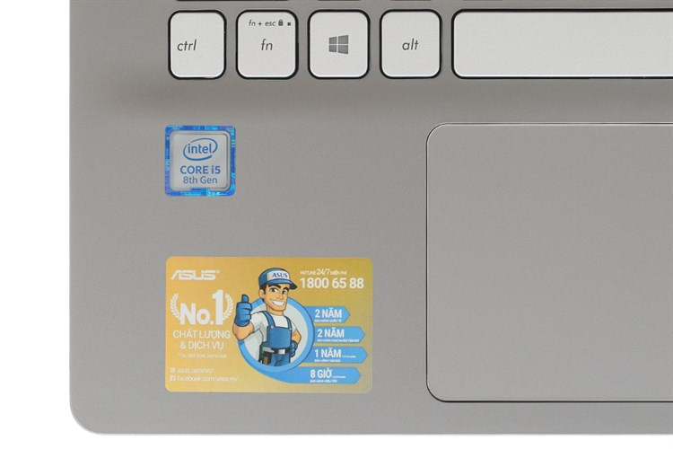 Laptop Asus VivoBook S430FA i5 8265U/4GB/1TB/Win10 (EB075T) Màu Xám