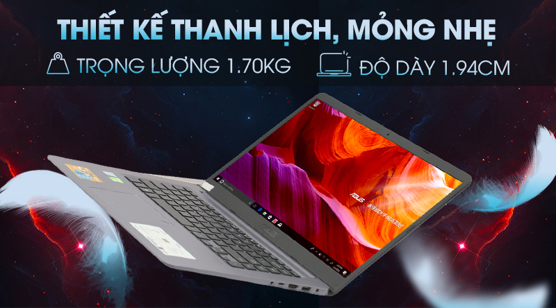 Laptop Asus A510UA i5 8250U/4GB/1TB/15.6"F/Win10/(EJ1214T)/Xám