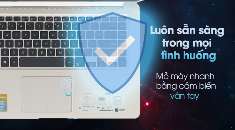 Laptop Asus A510UA i5 8250U/4GB/1TB/15.6"F/Win10/(EJ1214T)/Xám