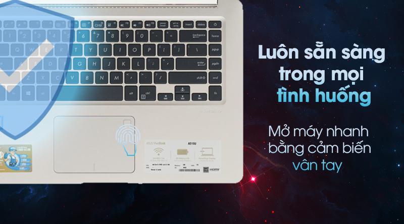 Laptop Asus A510UA i5 8250U/4GB/1TB/15.6"F/Win10/(EJ1214T)/Xám