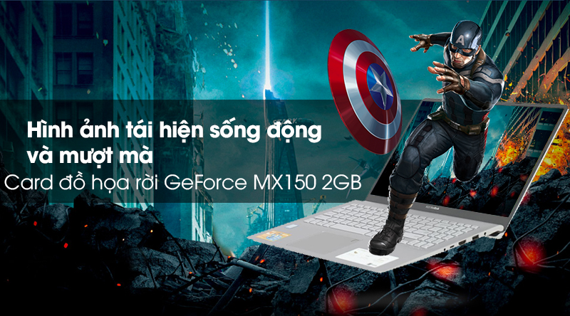 Laptop Asus Vivobook S530UN i5 8250U/4GB/256GB/2GB MX150/Win10 (BQ264T)