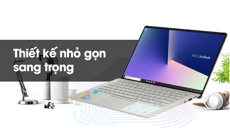 Laptop Asus ZenBook 14 UX433FA i5 8265U/8GB/256GB/Túi/Win10 (A6113T)