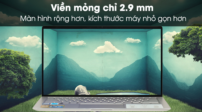 Laptop Asus ZenBook 14 UX433FA i5 8265U/8GB/256GB/Túi/Win10 (A6113T)