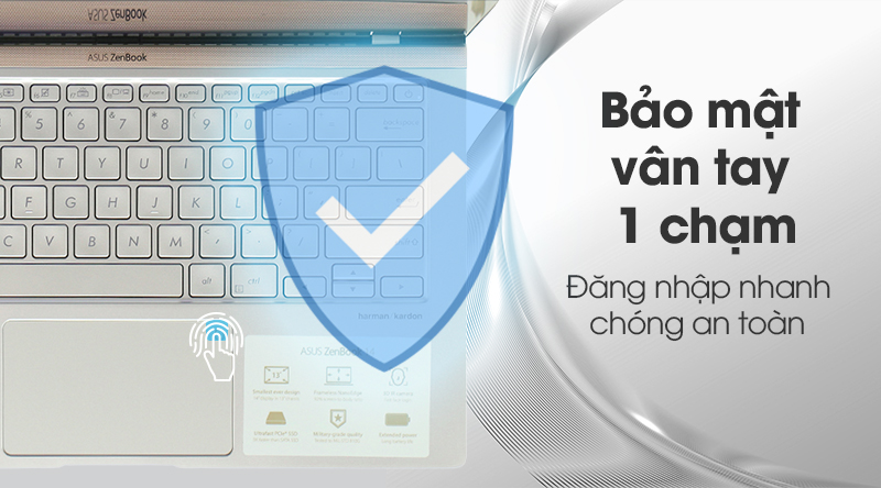 Laptop Asus ZenBook 14 UX433FA i5 8265U/8GB/256GB/Túi/Win10 (A6113T)